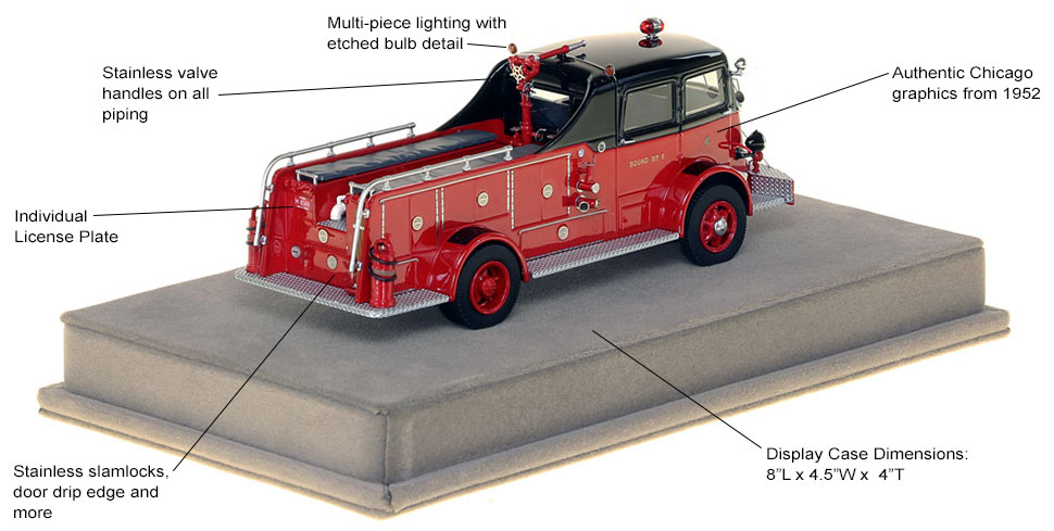 Specs and Features of Chicago Autocar Squad 6