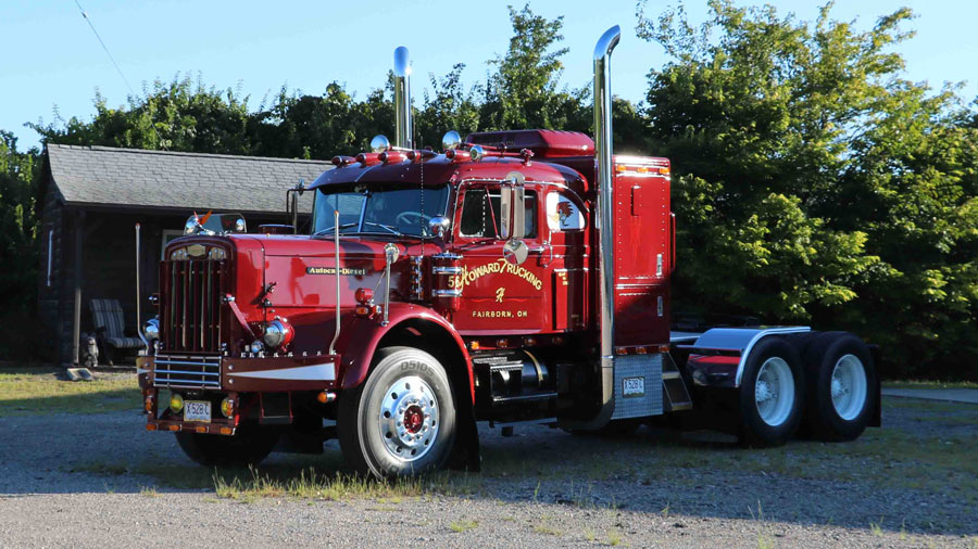 The real Big Red 1956 Autocar in Jerry's collection