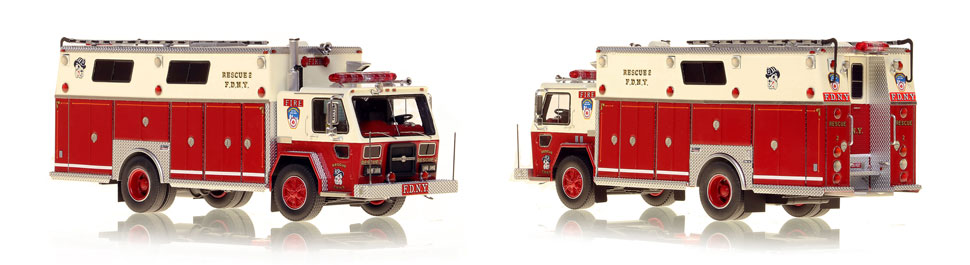 FDNY Rescue 2 with original bulldog graphics