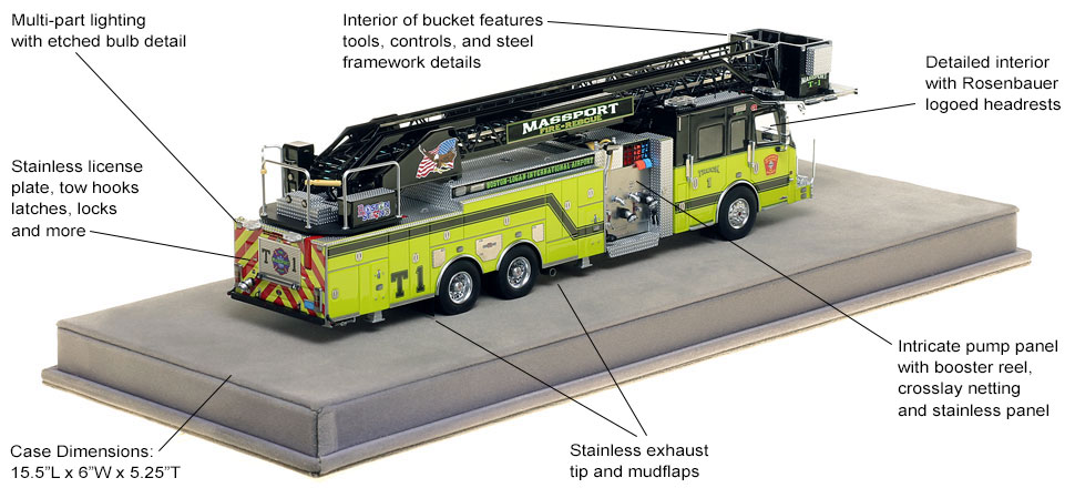 Specs and Features of Massport Fire-Rescue Truck 1